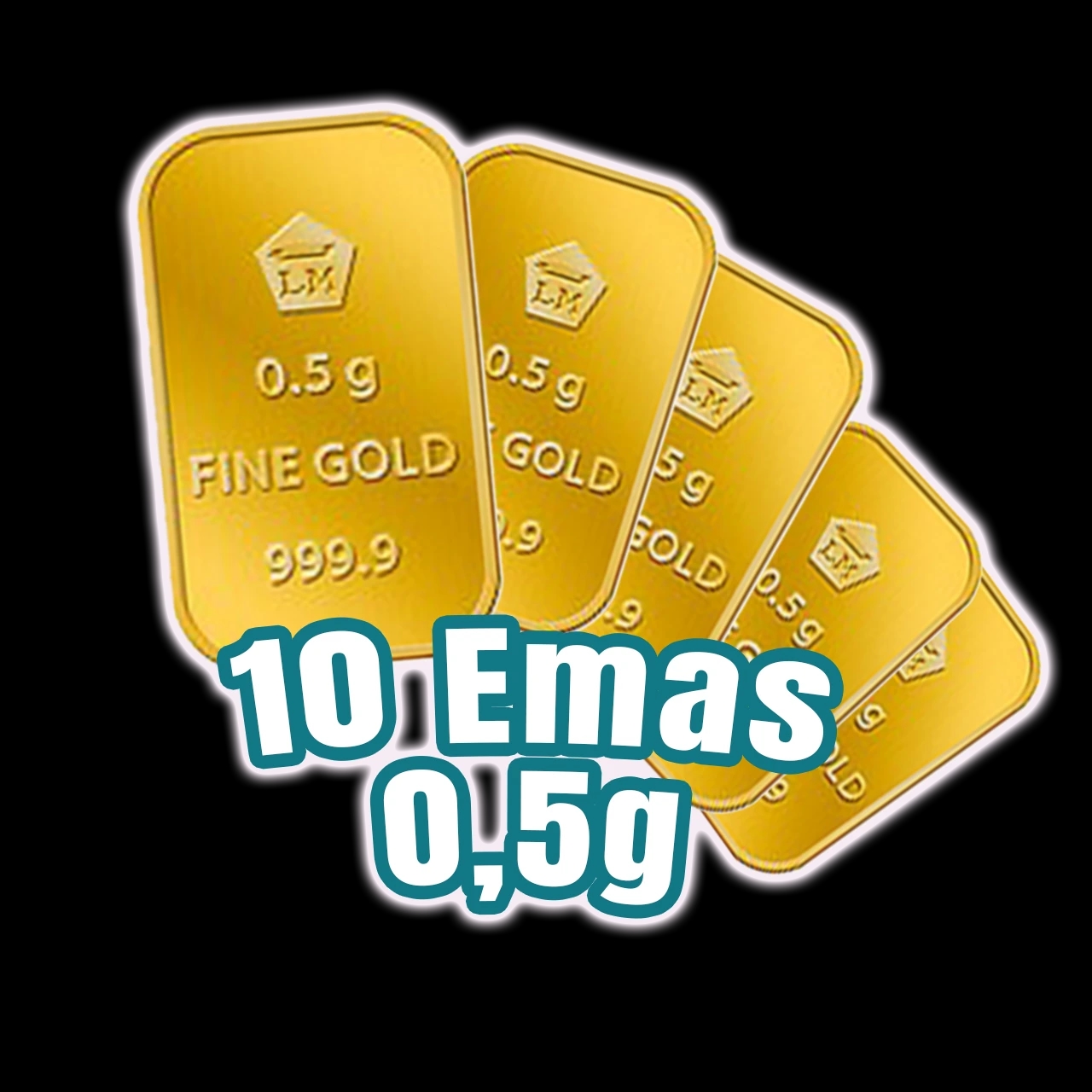 10 Emas 0,5 gram
