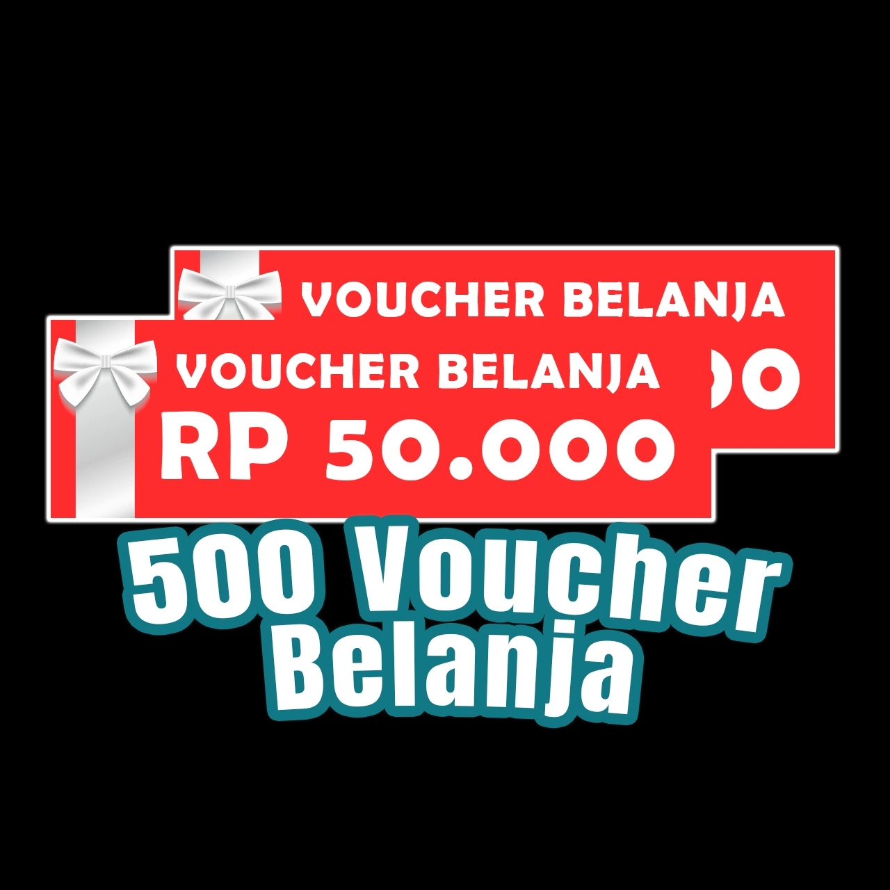 500 Voucher Belanja 50.000